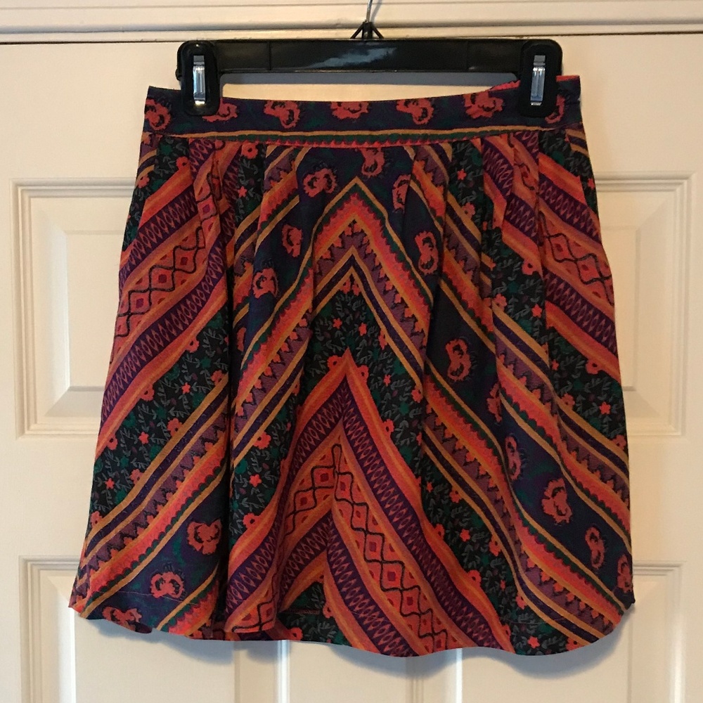 Free People Multi-color Skirt